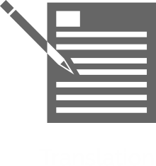 We provide written translation services.